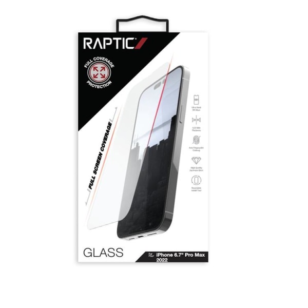 Raptic iPhone 14 Pro näytönsuoja karkaistua lasia