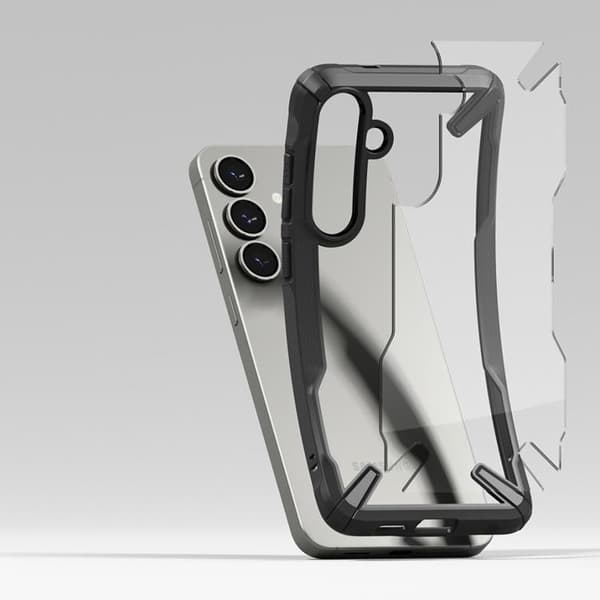 Ringke Telefontaske til Galaxy S25 Plus Fusion X - Sort Svart