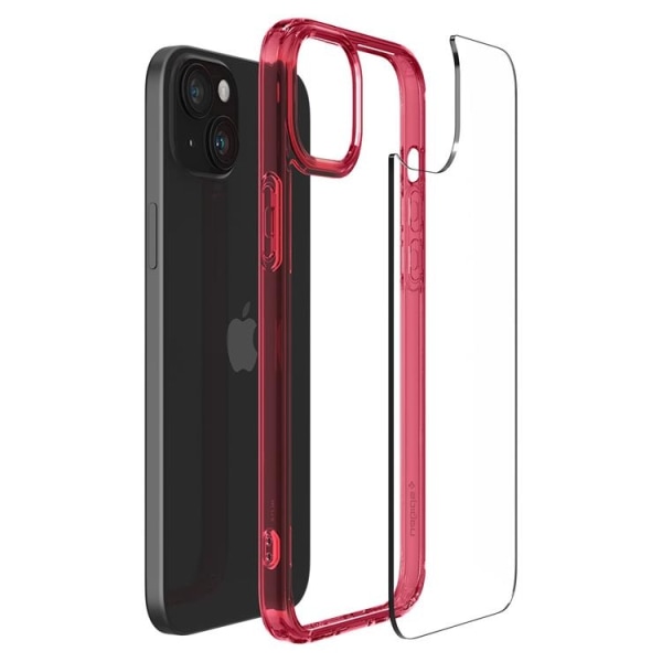 Spigen iPhone 15 Plus -puhelinkotelo Ultra Hybrid - Crystal Red