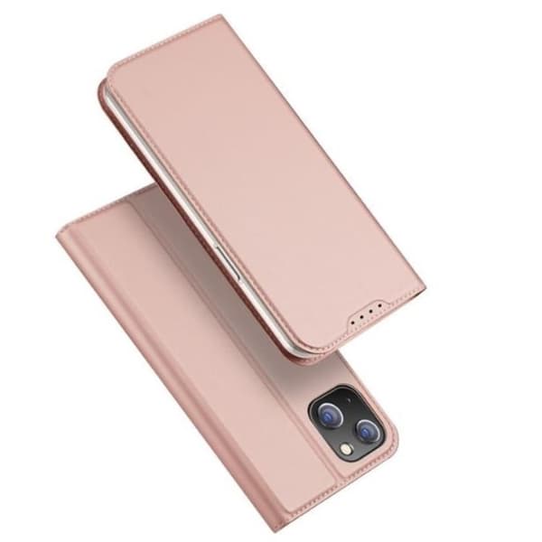 DUX DUCIS Skin Pro iPhone 15 Plus Plånboksfodral PU Läder - Rosa Rosa