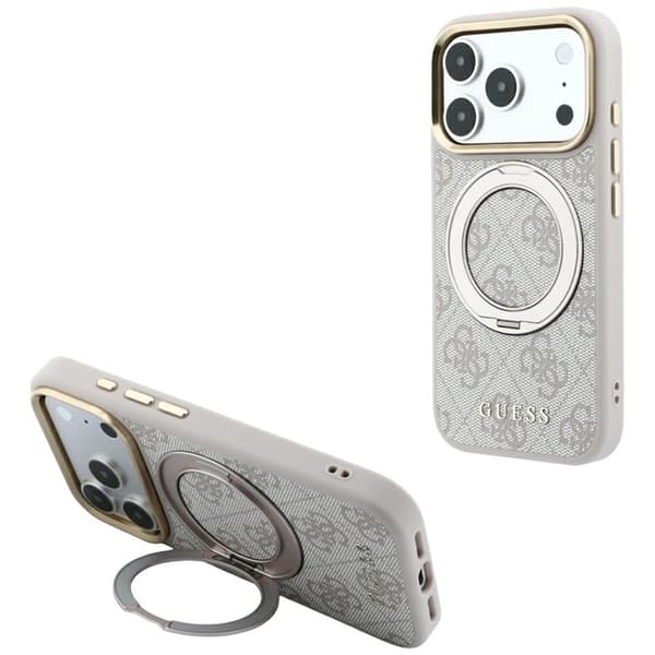 Guess Mobilskal För iPhone 18 Pro Max/17 Pro Max Magsafe Ringstativ 360 4G