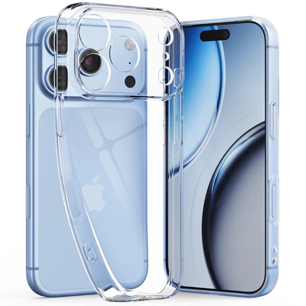Tech-Protect Mobilskal För iPhone 18 Pro Flexair - Clear Transparent
