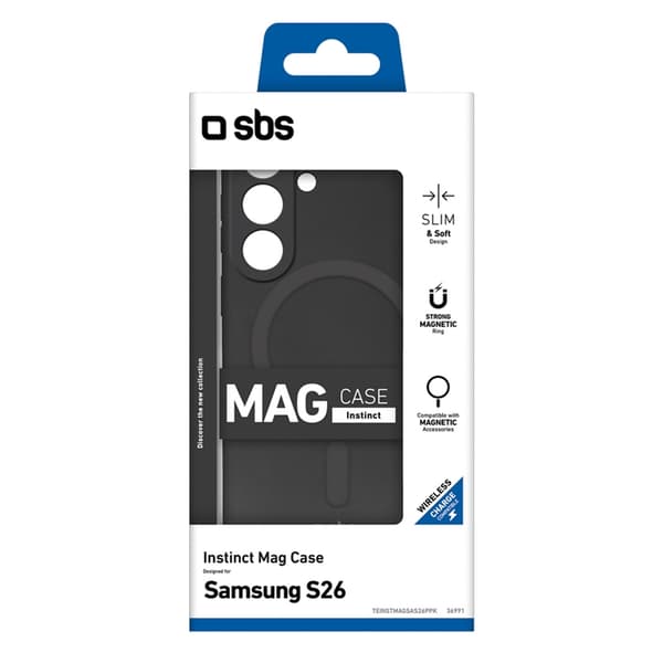 SBS Mobilskal För Galaxy S26 MagSafe Instinct Mag - Svart