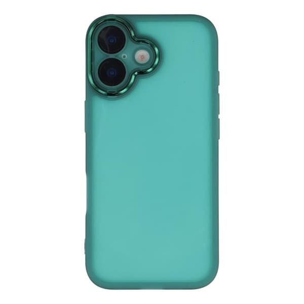 Mobilskal till iPhone 17 Electroplated Kameraram - Grön Grön