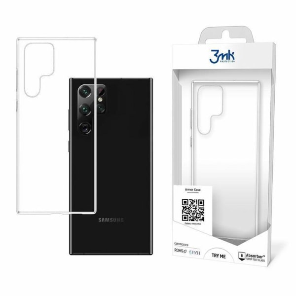 3MK Clear Skal Samsung Galaxy S22 Ultra - Transparent