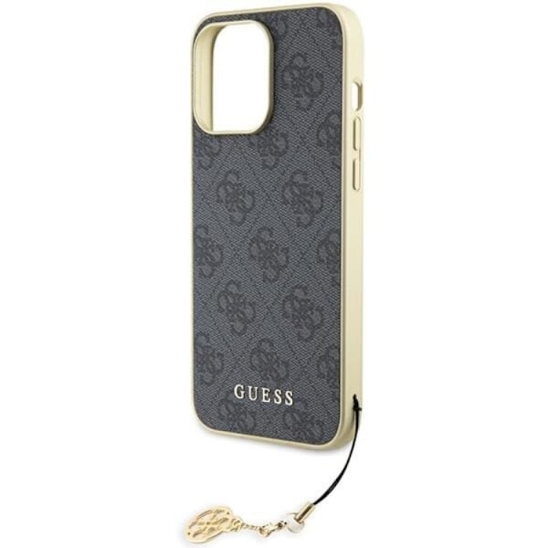 Guess Mobilskal till iPhone 15 Pro Max Charms Collection - Grå Grå