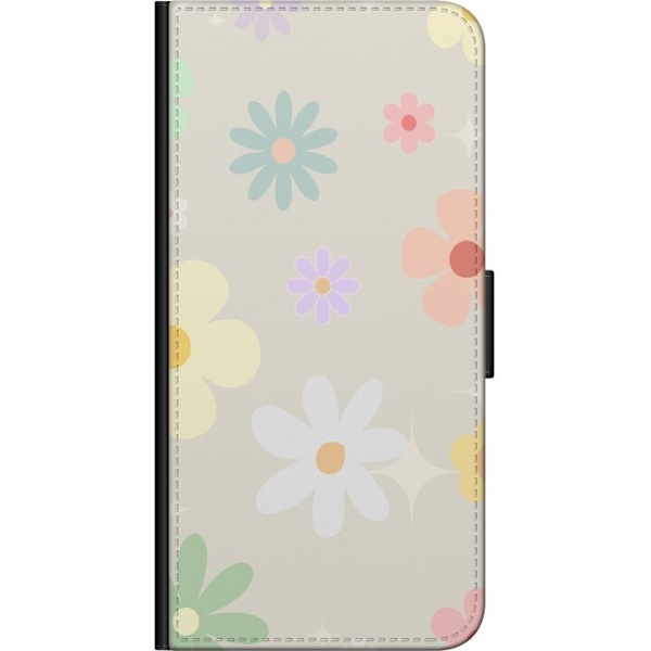 Plånboksfodral till Samsung Galaxy Note20 med fejdande blommor