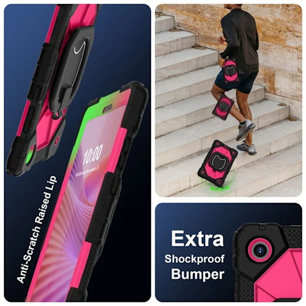 Lenovo Tab K9 Mobilskal Silikon Kickstand Rosa