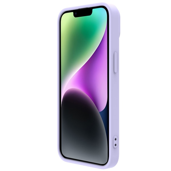 Nillkin iPhone 14 Plus Skal Magsafe CamShield Silicone - Lila