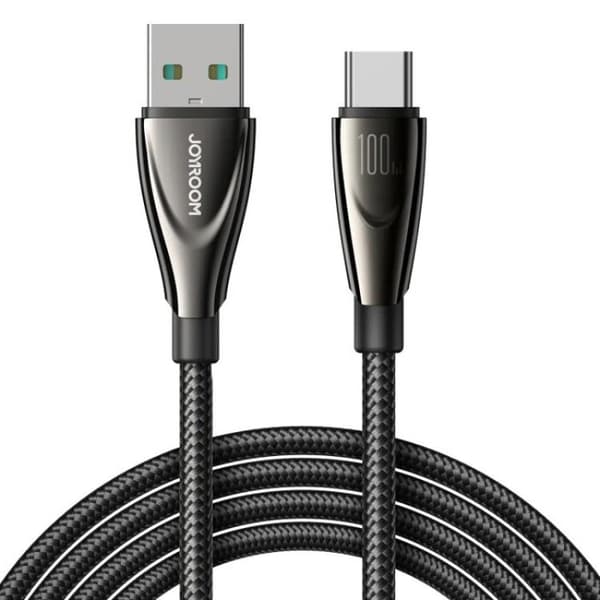 Joyroom USB-A til USB-C Kabel (1,2m) Pioneer Series - Sort Black