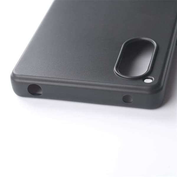 Sony Xperia 5 V Mobilskal Anti-Scratch TPU - Sort Svart