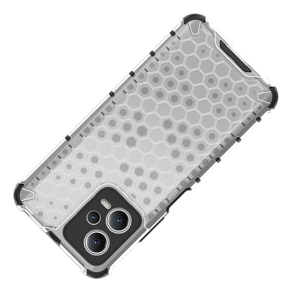 Redmi Note 12/Poco X5 5g Mobilskal Honeycomb - Sort Svart