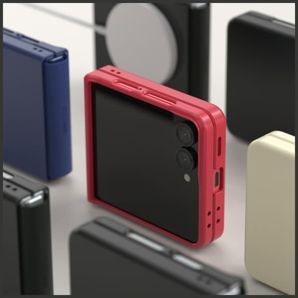 Araree Telefontaske til Galaxy Z Flip 7 MagSafe Qi2 Aero Flex M - Navy Blå