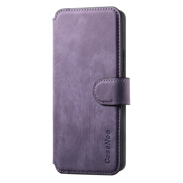 CASENEO OnePlus 13 Plånboksfodral - Avtagbart Plånboksfodral Konstläder - Lila