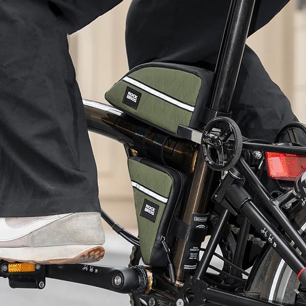 Rockbros Triangel Cykel Rammetaske 0.3L - Grøn Grön