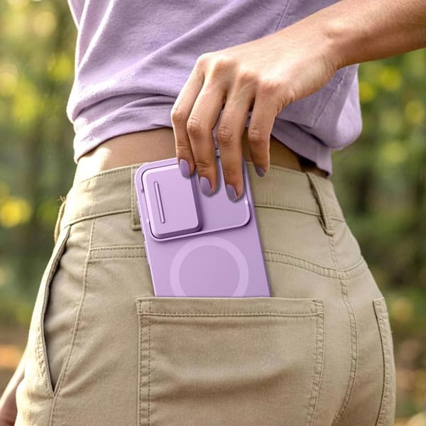 Tech-Protect Mobilskal För Galaxy A57 MagSafe Kevlar Aura - Violet