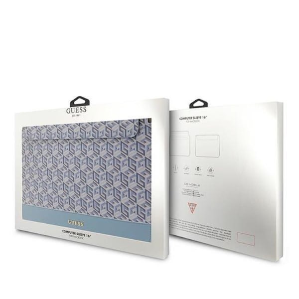 Guess Datorfodral 16'' GCube Stripes - Blå