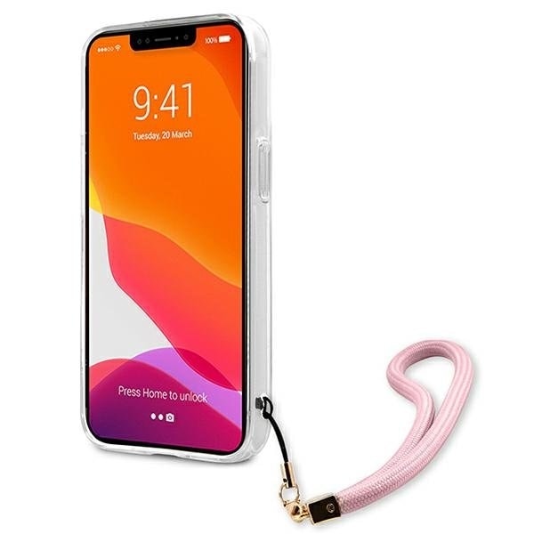 Guess Camo Strap Collection Skal iPhone 13 mini - Rosa Rosa