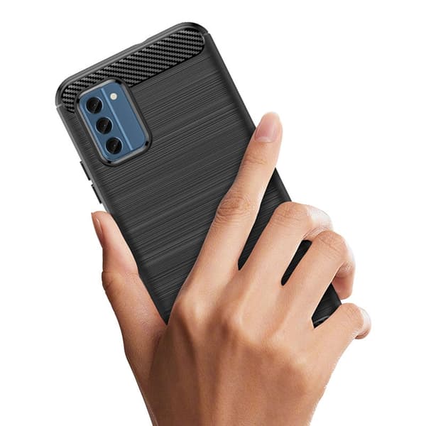 Nokia C300 Mobilskal Carbon Silicone - Svart Black