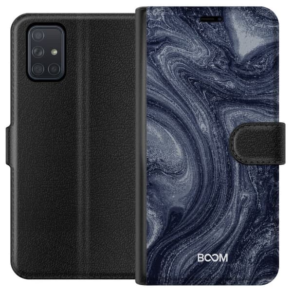 Plånboksfodral till Samsung Galaxy A71 med Midnight Stone