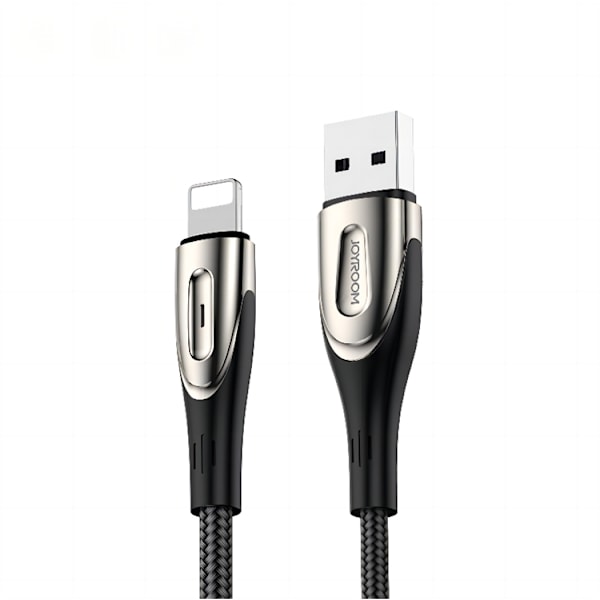 Joyroom USB-A til Lightning Kabel 3A 1.2m - Sort Black