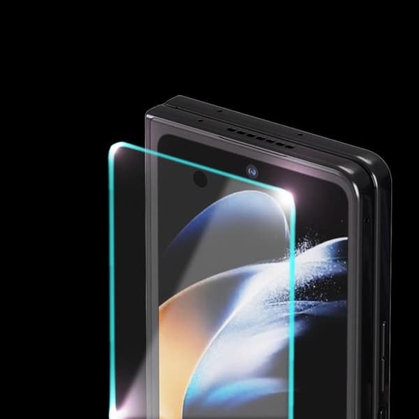 Whitestone [2-Pack] Galaxy Z Fold 5 Härdat Glas Skärmskydd Dome Transparent