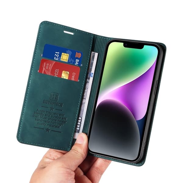 BETOPNICE Xiaomi 15T Pro Plånboksfodral Konstläder - Grön
