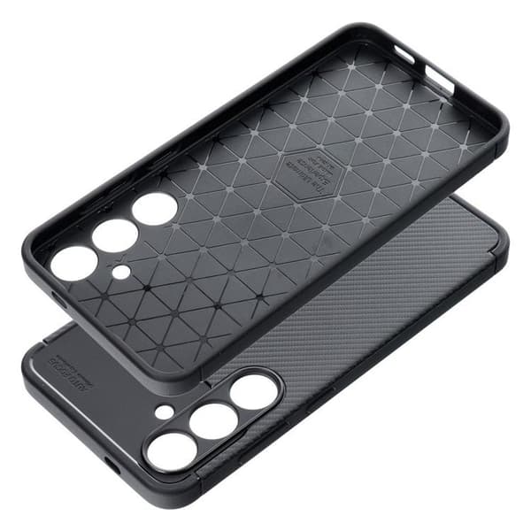 Mobilskal till Galaxy S24 Plus Carbon Premium - Svart Svart