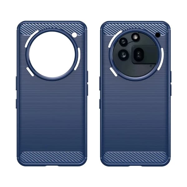 Mobilskal till Nothing Phone (3a) Pro Carbon Fiber - Blå Blå