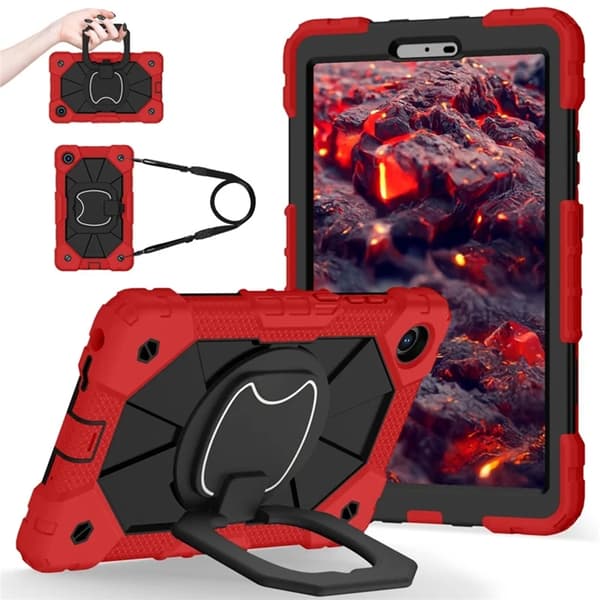 Lenovo Tab K9 Mobilskal Silikon Kickstand Röd