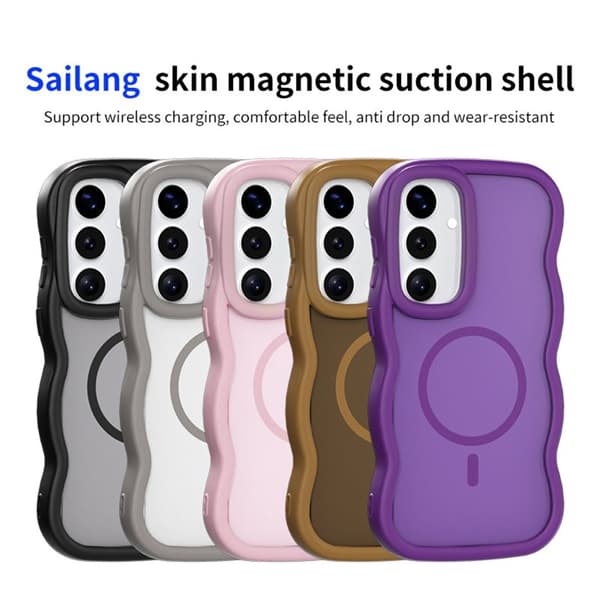 Mobilskal för Samsung Galaxy S26 Plus Magnetiskt TPU + PC - Rosa