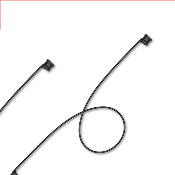 Silikone pandebånd til Apple Airpods 1/2/3 - Sort Black