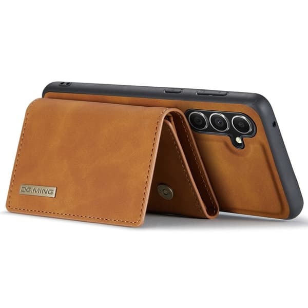 DG.MING M1 Series Mobilskal till Samsung Galaxy S24 FE Kickstand Brun