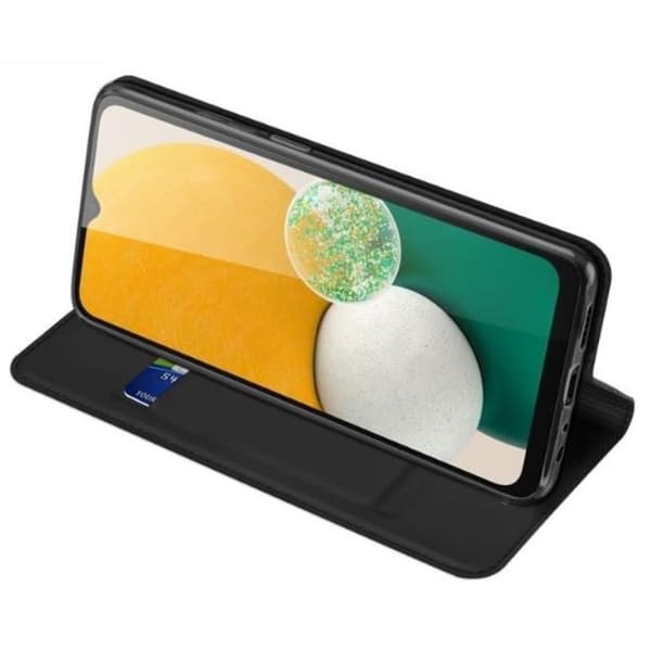 DUX DUCIS Skin Pro Galaxy A24 4G Pung Taske PU Læder - Sort Black