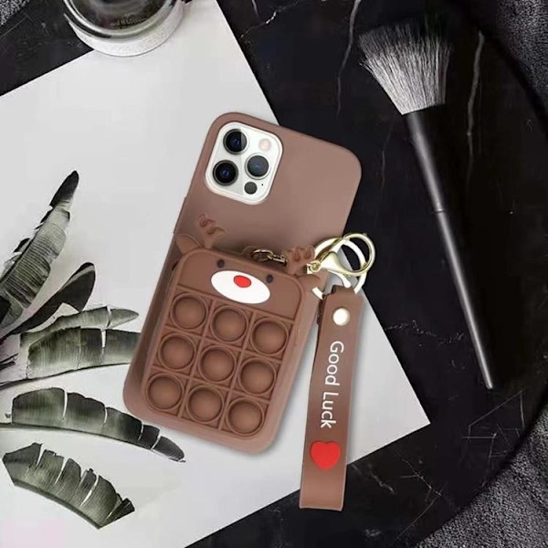 Reindeer Silikone Taske til iPhone 11 - Brun Brown