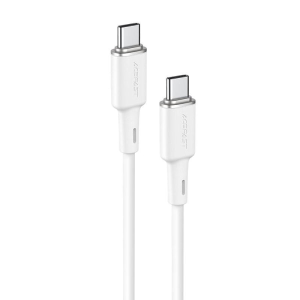 Acefast USB-C–USB-C-kaapeli 60 W 1,2 m - valkoinen