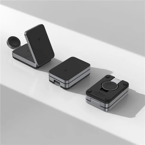 Qi2 MagSafe Trådlös Laddare Apple Watch iPhone Airpods 15W