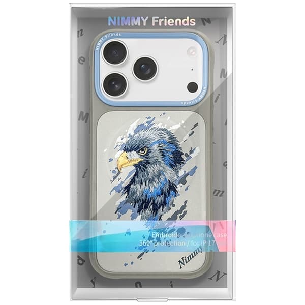 Nimmy Mobilskal För iPhone 17 Pro MagSafe Eagle - Grå Grå