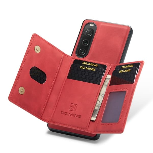 DG.MING M2 Series Mobilskal till Sony Xperia 10 V Shockproof Röd