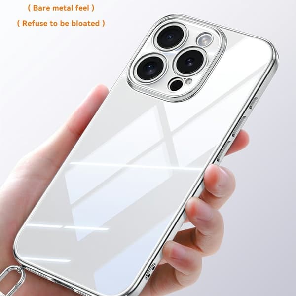SULADA Mobilskal till iPhone 14 Pro Electroplating Ultra Clear TPU Lila