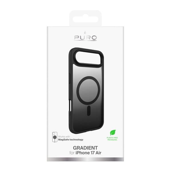 Puro Mobilskal till iPhone Air Magsafe Gradient TPU - Svart