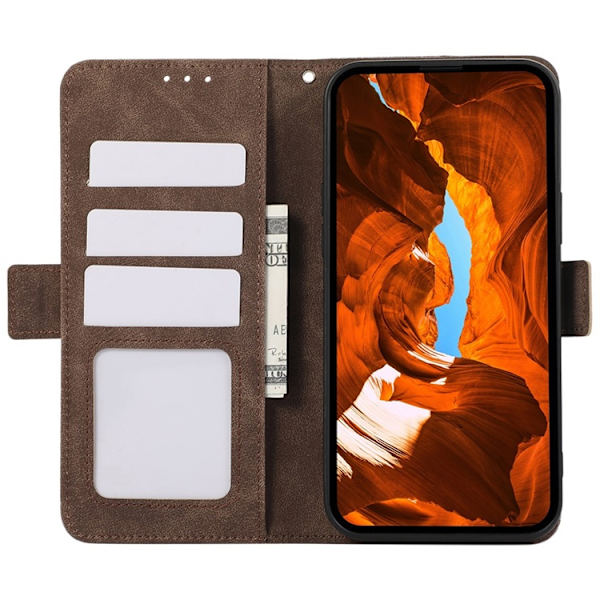 ABEEL OnePlus 15 Plånboksfodral RFID Blocking Konstläder - Brun Brun