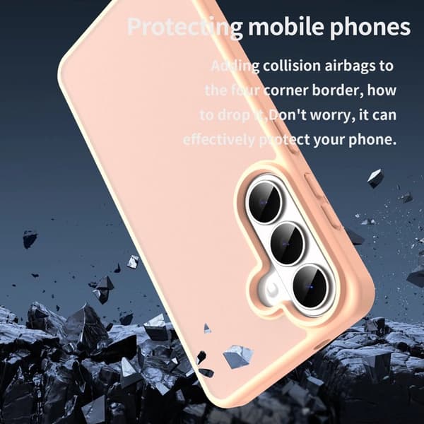 Samsung Galaxy S26 Skal Touch Matte Anti Drop TPU - Rosa