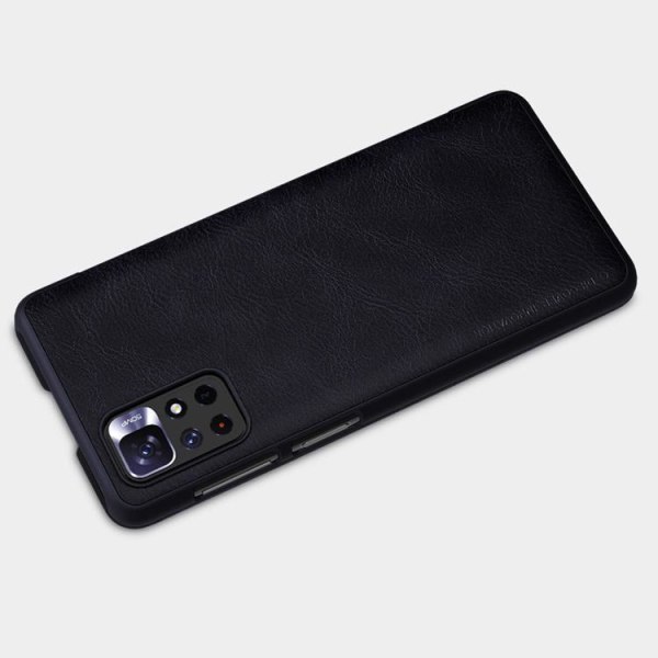 Nillkin Qin -lompakkokotelo Xiaomi Poco M4 Pro 5G - musta