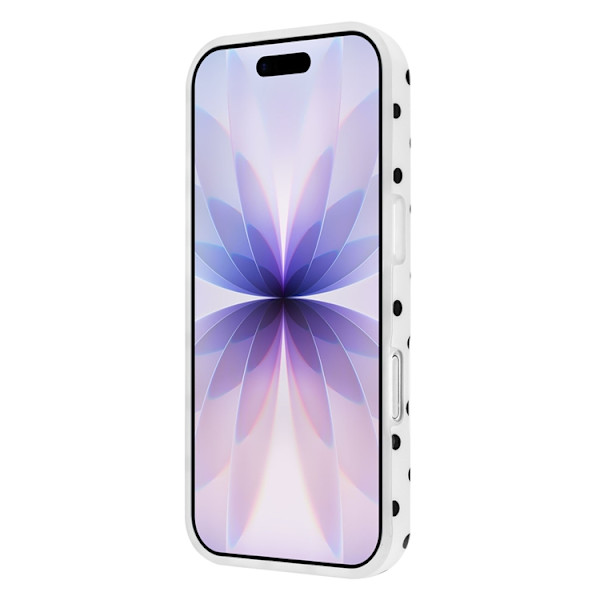 Mobilskal till iPhone 17 Pro Dot Design Imd Tpu Vit