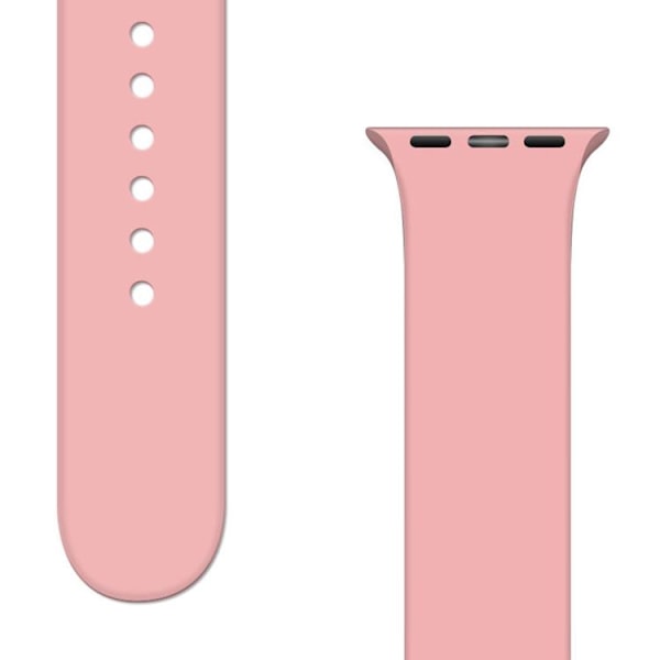 Apple Watch 2/3/4/5/6/7/SE (41/40/38mm) Armband Silicon APS - Rosa