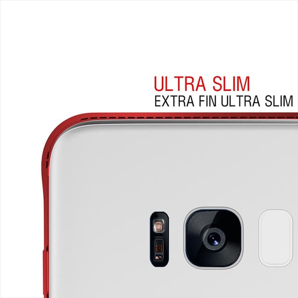 Skin Zero Taske til Samsung Galaxy S8 Plus - Rød Red