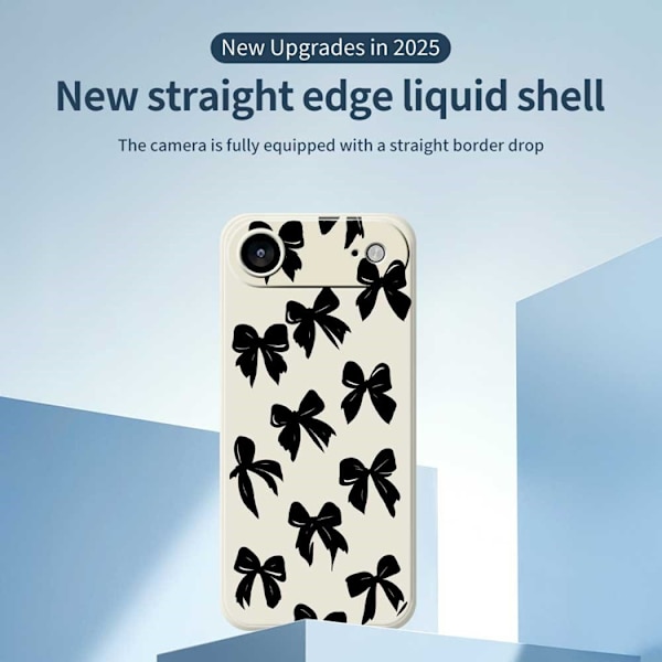 Mobilskal till iPhone Air Bow Pattern Printing Straight - Beige Beige
