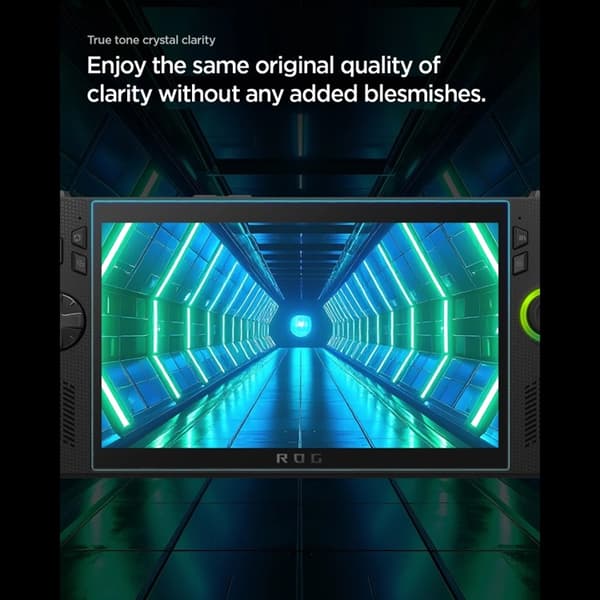 Spigen [2-Pack] Härdat Glas Skärmskydd För Rog Ally/Ally X - Clear Transparent