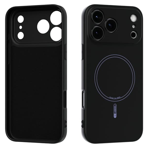 ABEEL Mobilskal till iPhone 17 Pro MagSafe Liquid Silicone Svart